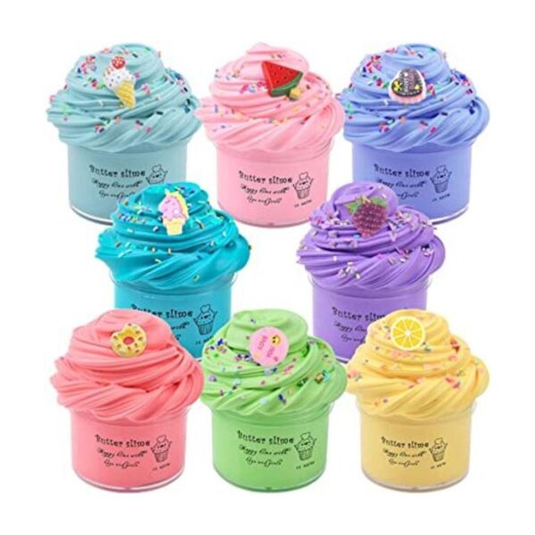 Paquete de 8 unidades de slime de mantequilla perfumada_1