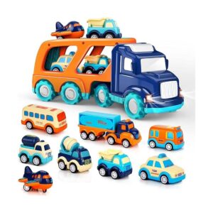 Paquete de 9 juguetes para autos para niños y niñas de 2_1