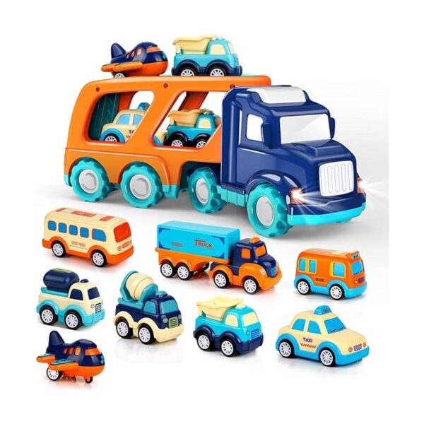 Paquete de 9 juguetes para autos para niños y niñas de 2_1