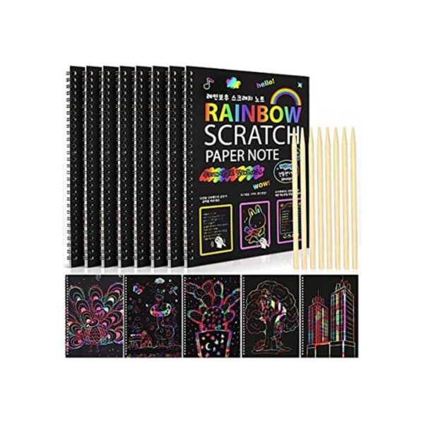 Paquete de 8 cuadernos de dibujo para manualidades para_1