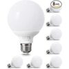 Paquete de 8 bombillas LED de color blanco cálido para_1