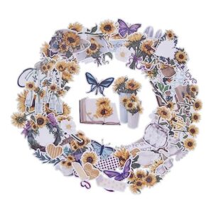 Paquete de 71 pegatinas impermeables para jardín diseño_1