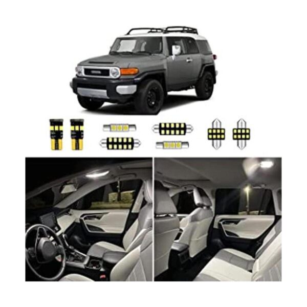 Paquete de 8 bombillas LED interiores FJCRUISER de_1