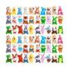 Paquete de 60 mini animales de peluche de 30 estilos a