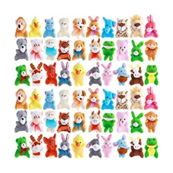 Paquete de 60 mini animales de peluche de 30 estilos a