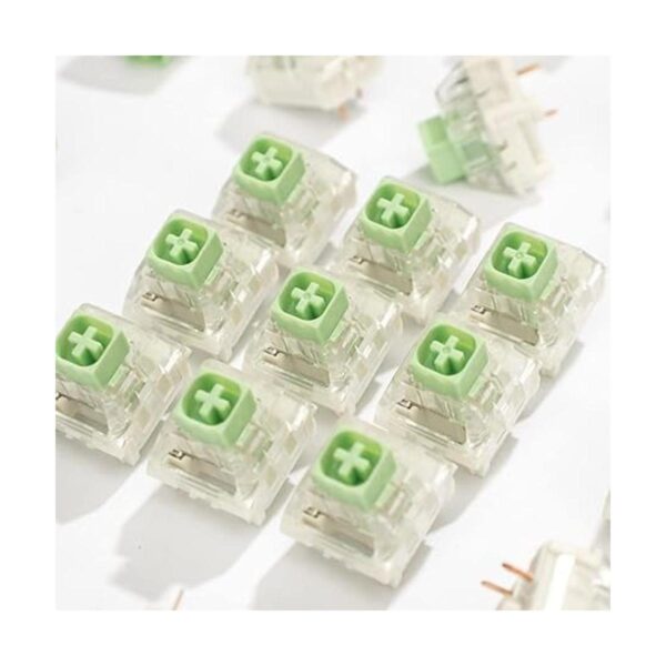 Paquete de 65 interruptores Kailh Box Switch Jade RGB SMD