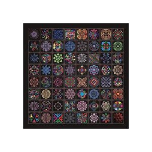 Paquete de 64 plantillas de pintura de mandala plantillas_1