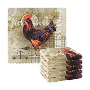 Paquete de 6 paños de cocina para lavar platos trapos de