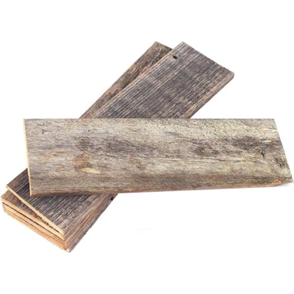 Paquete de 6 tablones de madera de granero reciclada
