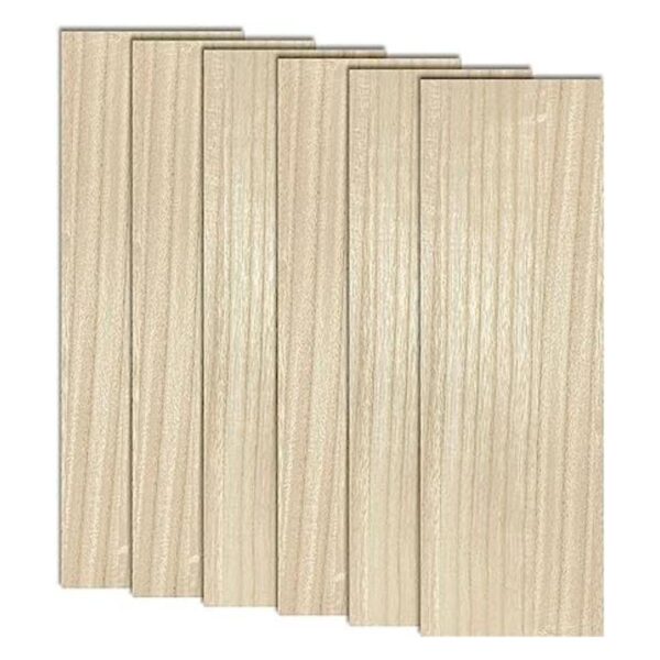 Paquete de 6 unidades de madera de paulownia de doble cara_1