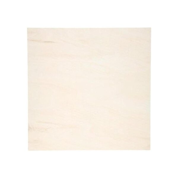 Paquete de 6 paneles cuadrados de madera sin terminar para