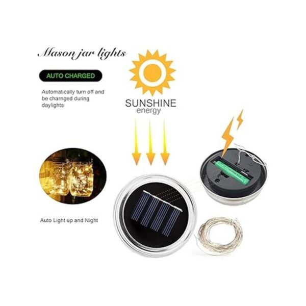 Paquete de 6 luces solares para tarros con 6 asas2_3