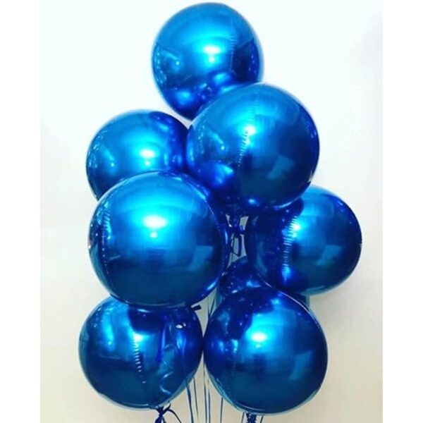 Paquete de 6 globos de aluminio 4D de 22 pulgadas de 22