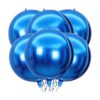Paquete de 6 globos de aluminio 4D de 22 pulgadas de 22