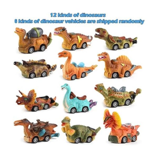 Paquete de 6 huevos jumbo con dinosaurios para fiestas de_2