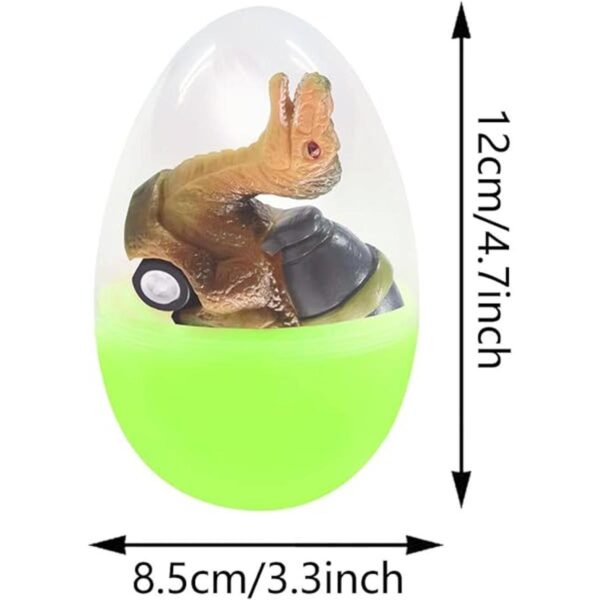 Paquete de 6 huevos jumbo con dinosaurios para fiestas de_4