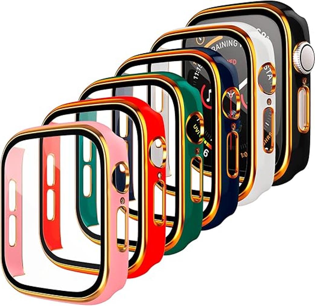 Paquete de 6 fundas rígidas de PC compatibles con Apple