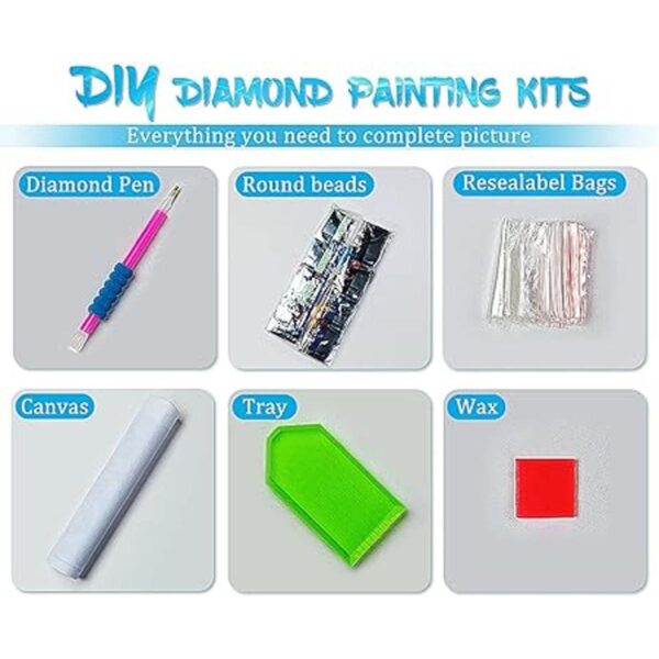 Paquete de 6 kits de pintura de diamantes kits de arte de_6