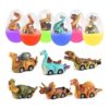 Paquete de 6 huevos jumbo con dinosaurios para fiestas de_1
