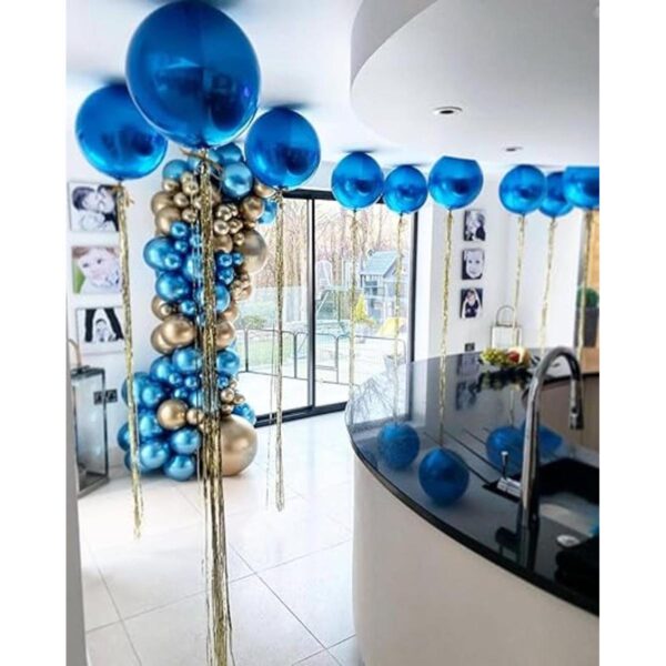 Paquete de 6 globos de aluminio 4D de 22 pulgadas de 22