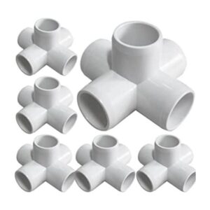Paquete de 6 accesorios de PVC de 1 14 pulgadas