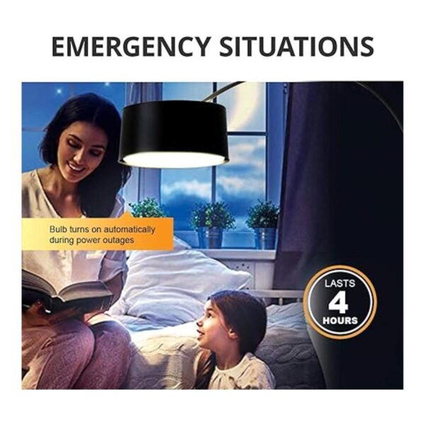 Paquete de 6 bombillas LED de emergencia recargables de 9_3
