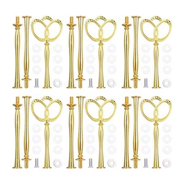 Paquete de 6 accesorios de 3 niveles para cupcakes de 13.6_1