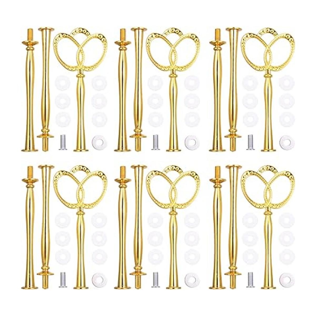 Paquete de 6 accesorios de 3 niveles para cupcakes de 13.6