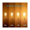 Paquete de 6 bombillas Edison de 60 W G25G80 Globo_3
