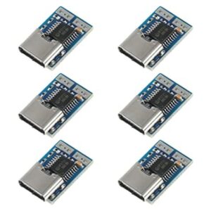 Paquete de 6 MELIFE TipoC USBC PD 12V DC Módulo de_1