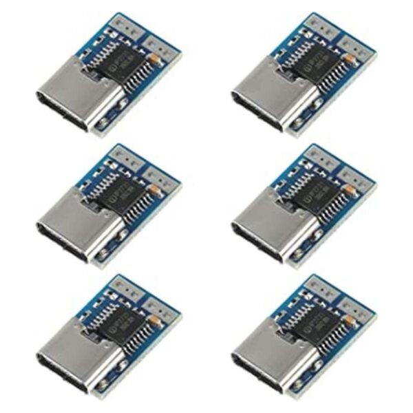 Paquete de 6 MELIFE TipoC USBC PD 12V DC Módulo de_1