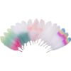 Paquete de 50 piezas de 5 estilos de plumas de ganso_1
