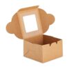 Paquete de 50 cajas individuales de repostería con ventana