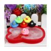 Paquete de 50 mini juguetes de baño de pato multicolor de_4
