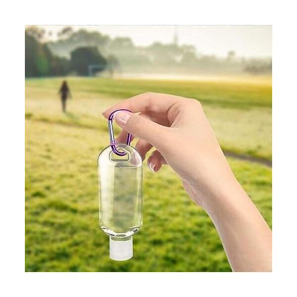 Paquete de 50 botellas de plástico transparente de viaje_5