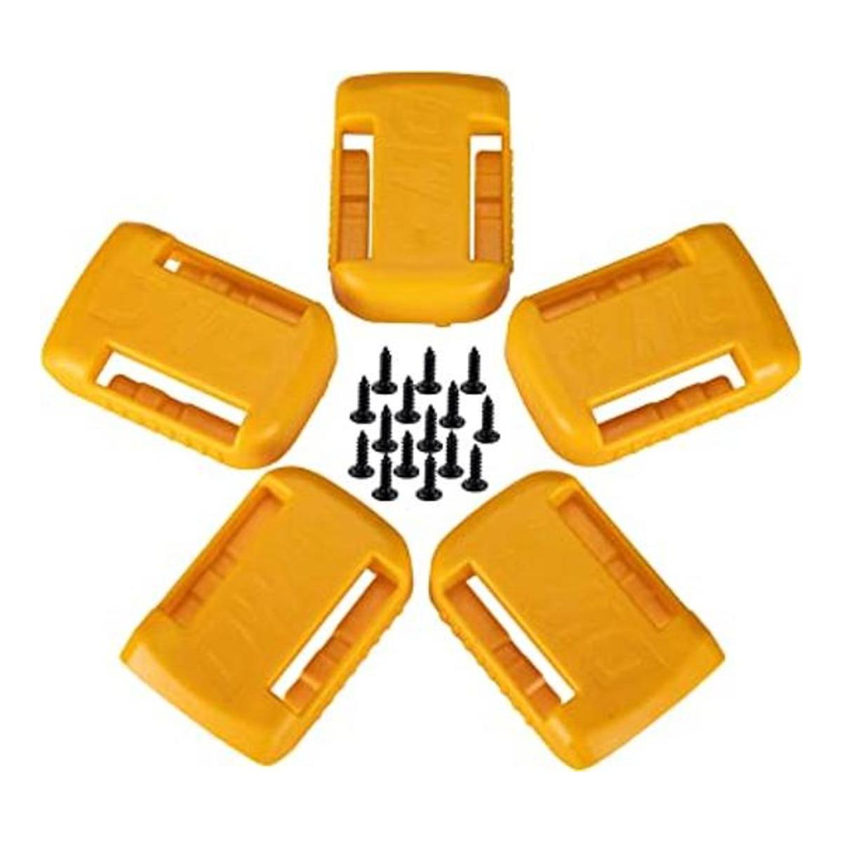 Paquete de 5 soportes de batería para batería Dewalt de 20