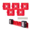 Paquete de 5 soportes de batería para Milwaukee M18 de 18_1