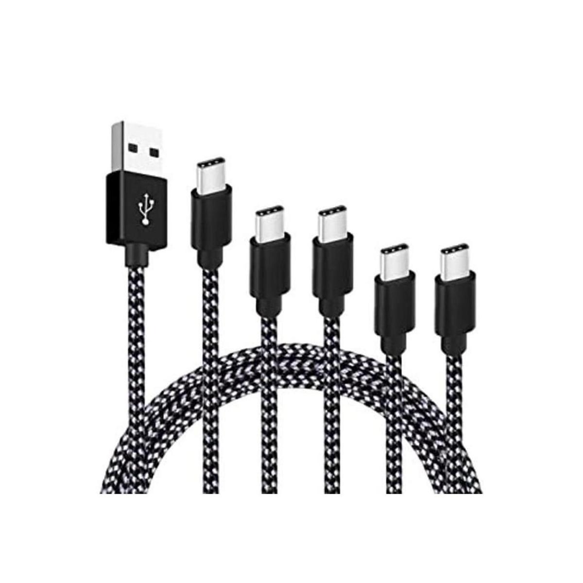 Paquete de 5 cables USB tipo C SPEATE USB C a USB A