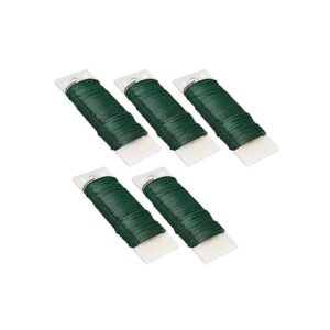 Paquete de 5 alambres florales verdes BetterJonny