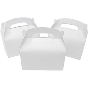 Paquete de 48 cajas de regalo con asas cajas blancas en_1