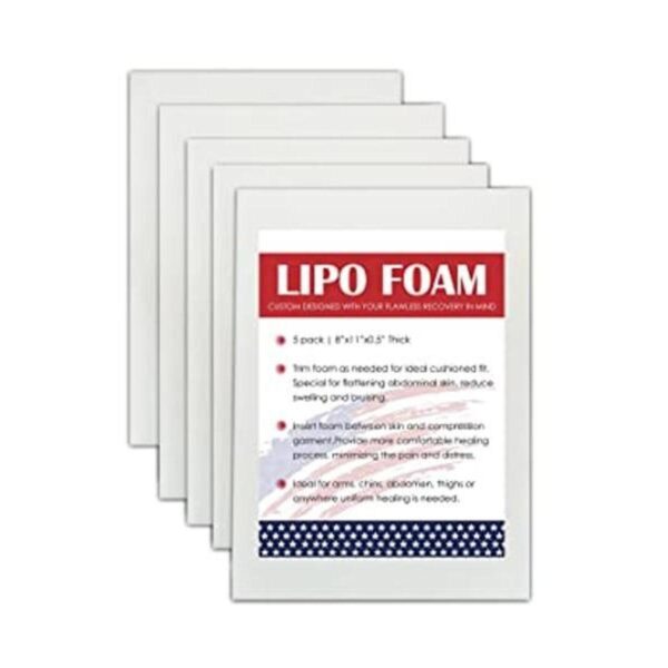 Paquete de 5 almohadillas de espuma Lipo para_1