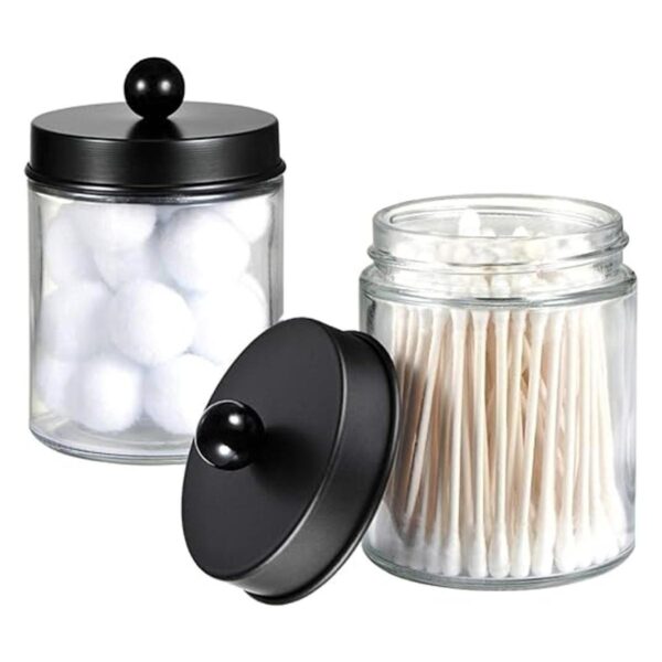 Paquete de 4 tarros de boticario para cuarto de baño