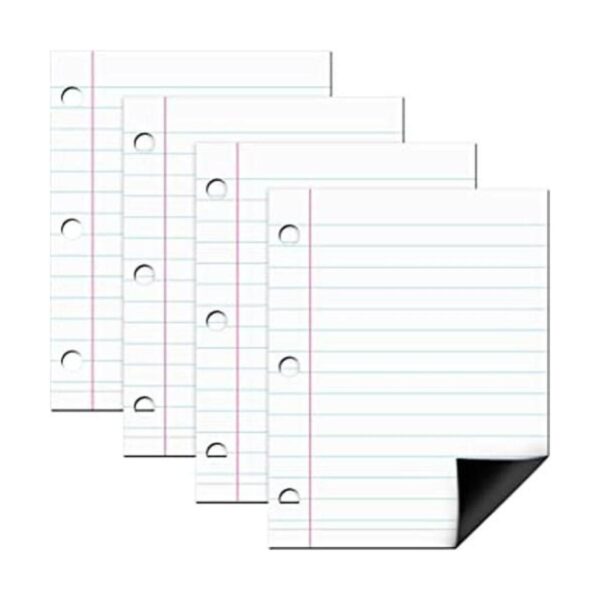 Paquete de 4 tiras magnéticas de papel para cuadernos_1