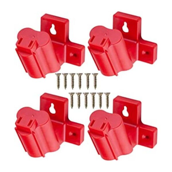 Paquete de 4 soportes para herramientas Milwaukee M12 12 V