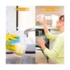 Paquete de 4 vasos de agua transparentes de plástico