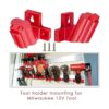 Paquete de 4 soportes para herramientas Milwaukee M12 12 V