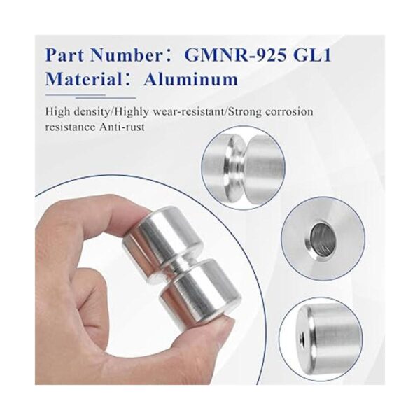 Paquete de 4 rodillos de aleación de aluminio anillos de_3