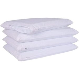 Paquete de 4 protectores de almohada a prueba de plumas_1