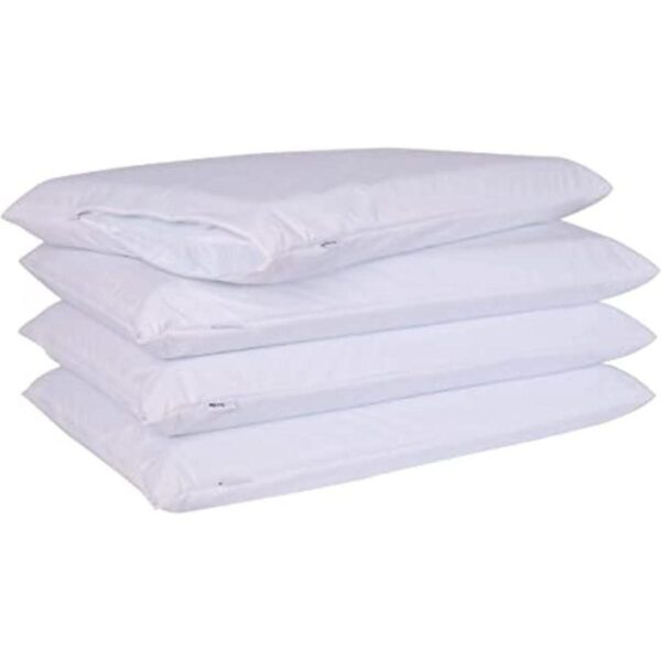 Paquete de 4 protectores de almohada a prueba de plumas_1
