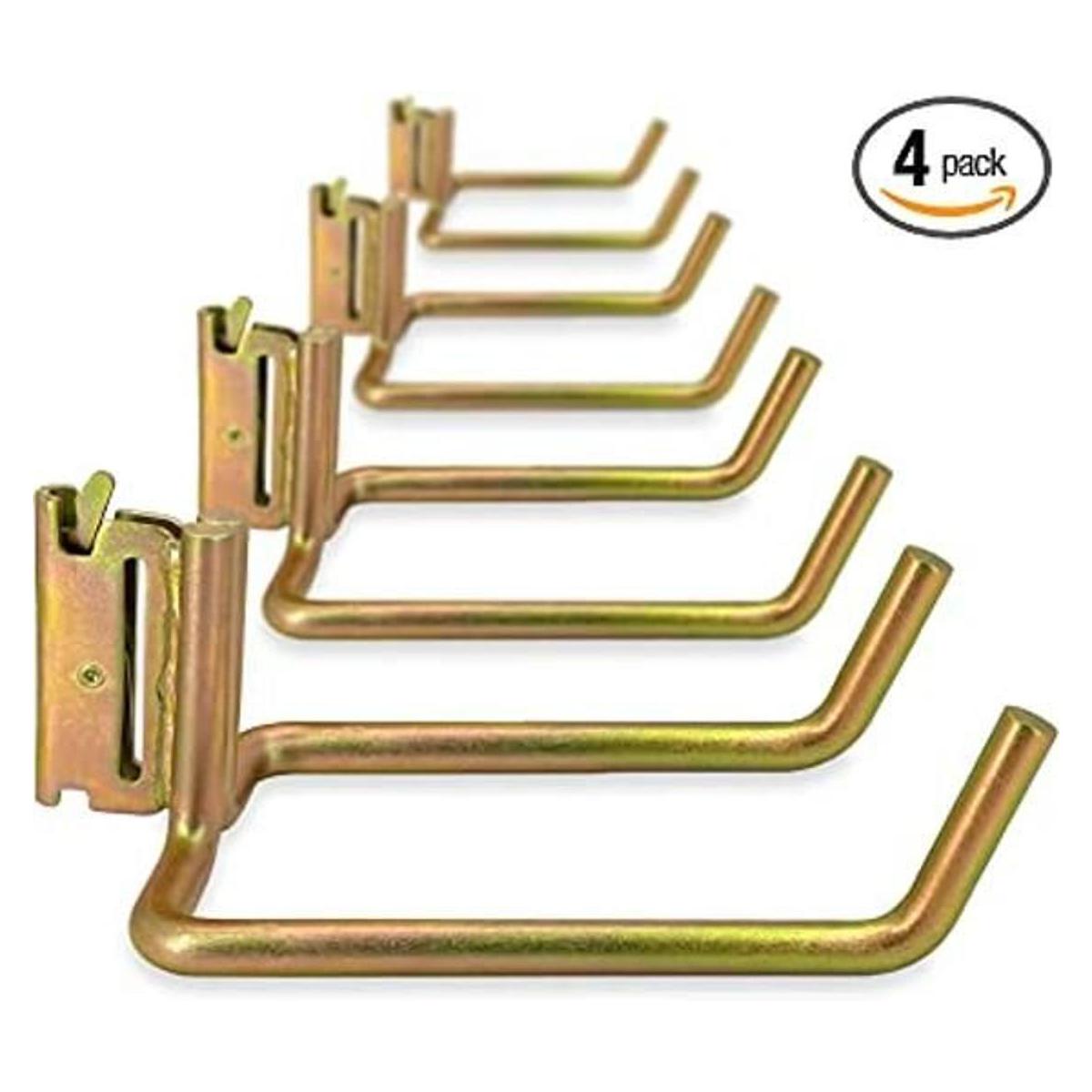 Paquete de 4 perchas de pala resistentes ETrack para